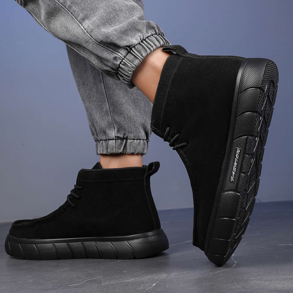 S Corduroy Men Mid Calf Boots Lightweight Casual Fashionable Choice For Spring And Autumn Seasons Men Shoes Ddmysaturn