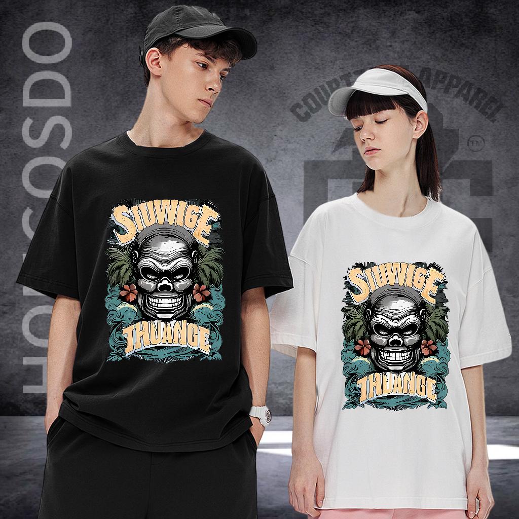 Fashion Design Men T Shirts Skull Men Clothes T-Shirt Street wear Hip Hop Breathable Short Sleeve Comfortable Clothings