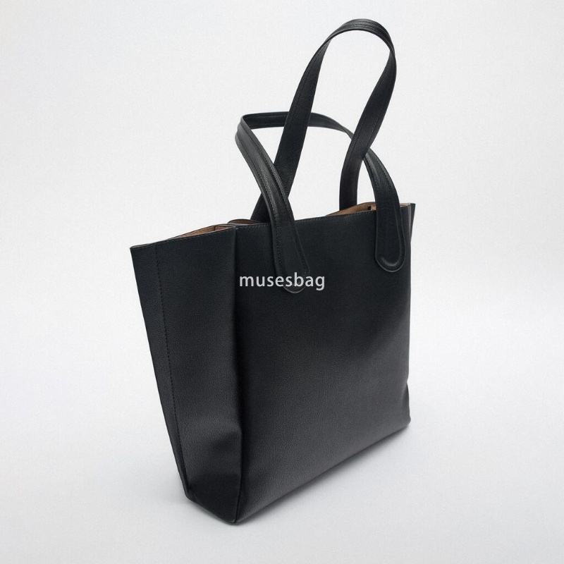 Women's High Quality PU Fashionable Shoulder Bag with Advanced Sense Retro Basic Handbag Large Capacity Simple Casual Shopping Bag Tote Bag