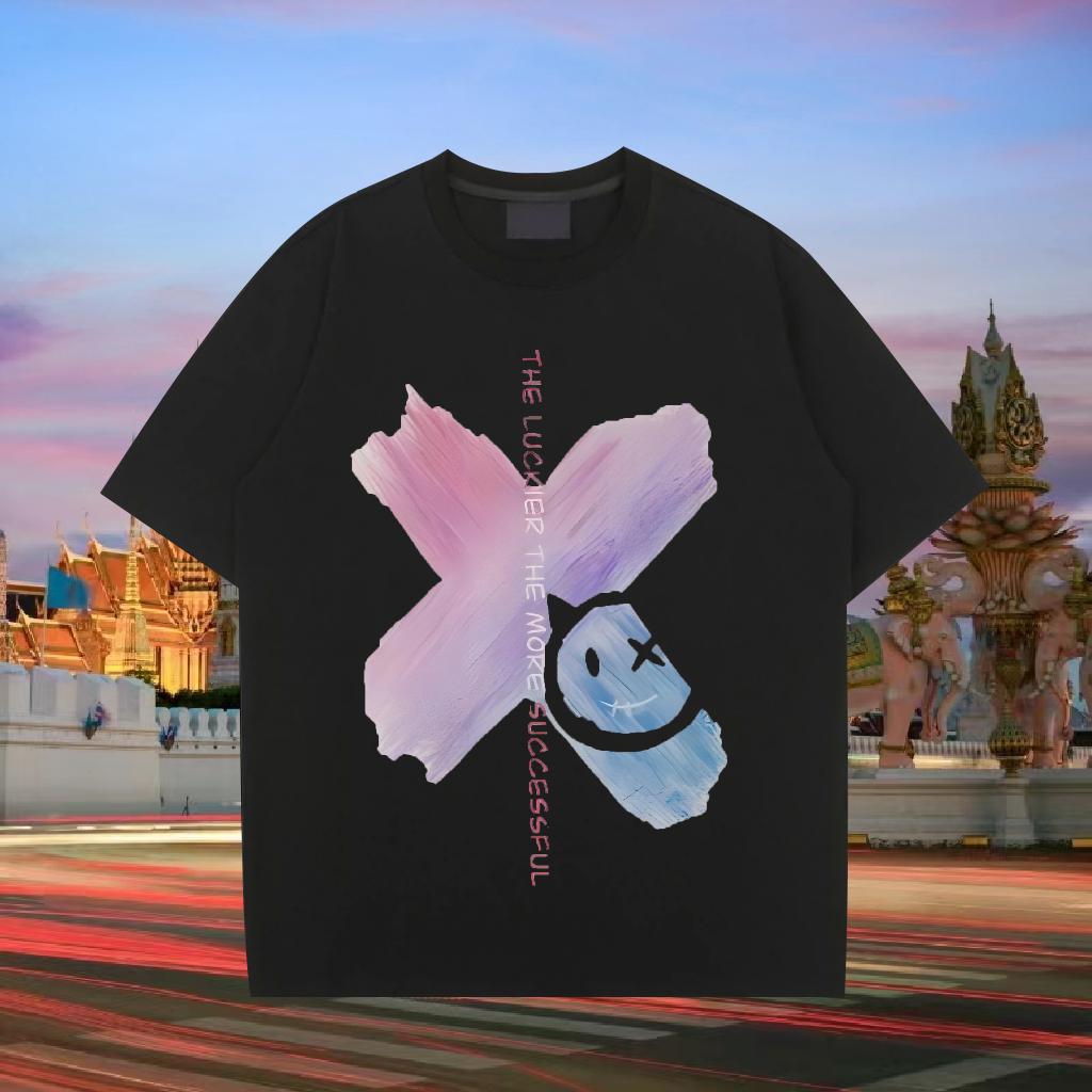 Loose Men Tops Tees Breathable Short Sleeve Home Outdoor Men T Shirts DIY Printed New Arrival Tops Shirt