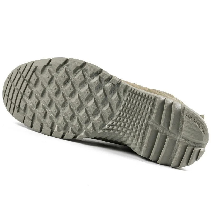 Mens outdoor combat boots mountain training shoes lightweight waterproof tactical boots hiking net military shoes 240605