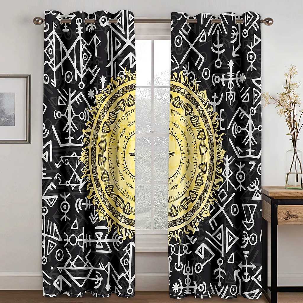 Curtain Brand High quality black gold luxurious curtains childrens bedrooms living rooms living rooms kitchens decorations curtains blinds T240604