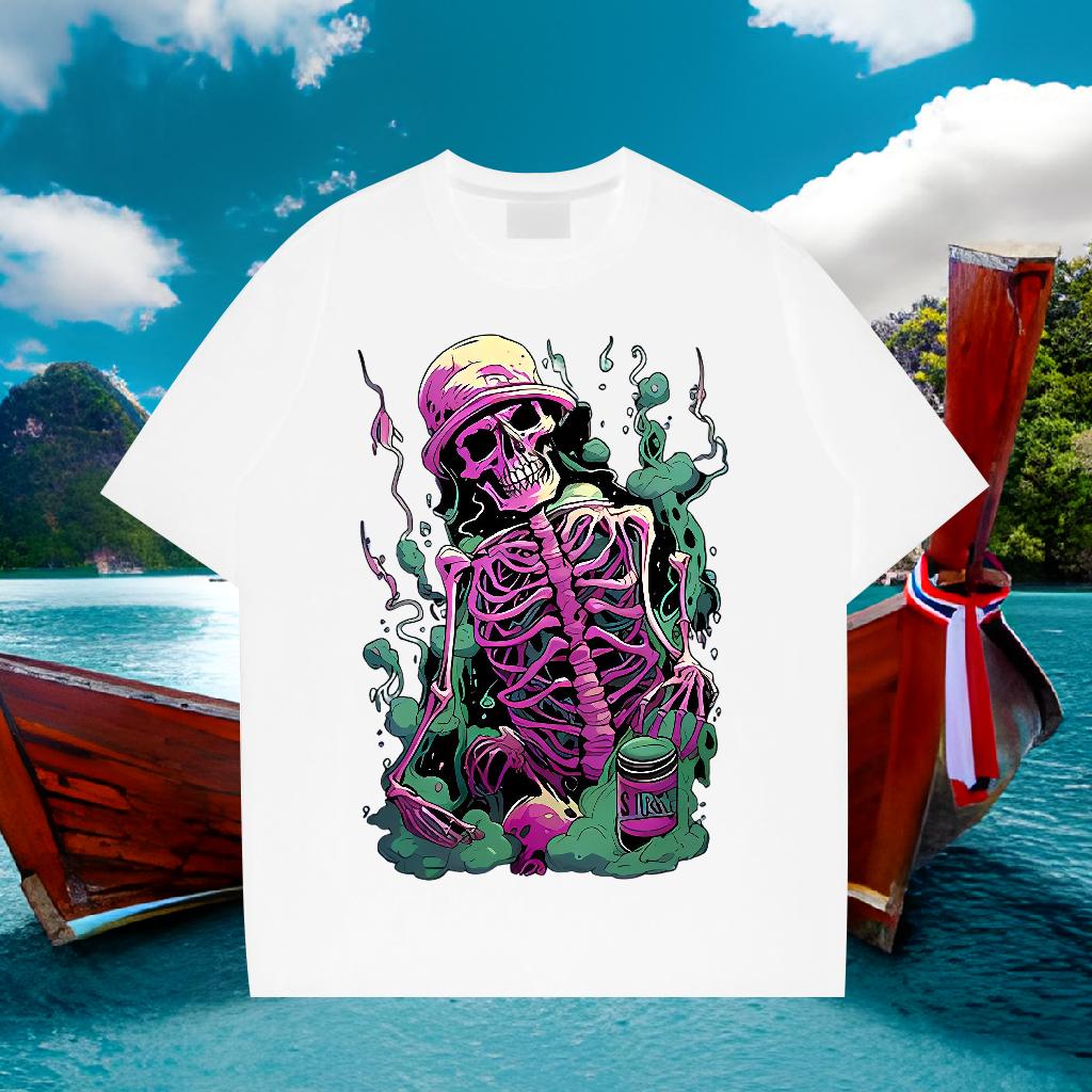 Unisex Tshirts 180g Cotton Street Wear T shirt White Plus Size Casual New Polos