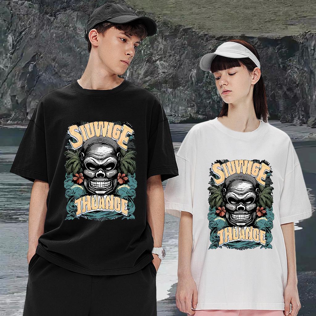 Loose Fit T Shirts Men Sports Casual Round Neck Short Sleeve Tshirts Stylist DIY Logo Polos