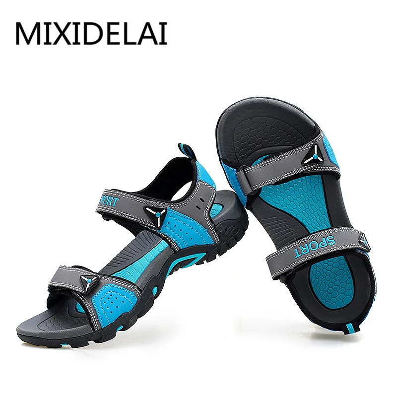 MIXIDELAI Outdoor Fashion Mens Sandals Summer Mens Shoes Casual Shoes Breathable Beach Sandals Sapatos Masculinos Plus Size 35- 240605