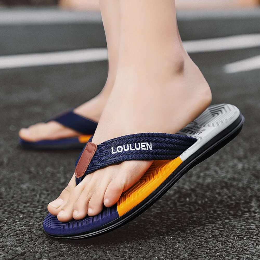 Brand Flop Summer High Quality Non Slip Outdoor Beach Flip Flops Flat Fashion Casual Slippers Men Chinelo Masculino Ddmysaturn