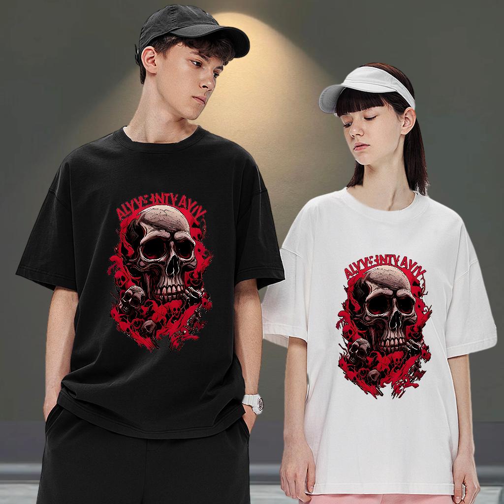 Cool T Shirt For Man Street Cotton O Neck Short Sleeves Couples T Shirts 2024 Summer Custom Printed Top Tees