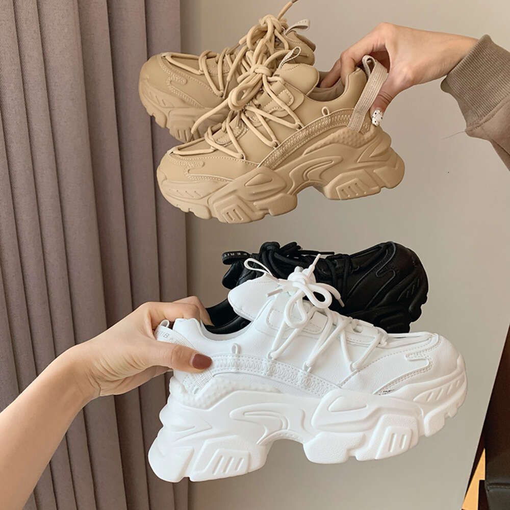Ddmytiger Ddmytiger New Chunky Women S Sneakers Internal Increase Leather Casual White Ladies Shoes Trainer Platform Sneaker Womens Zapatillas Mujer