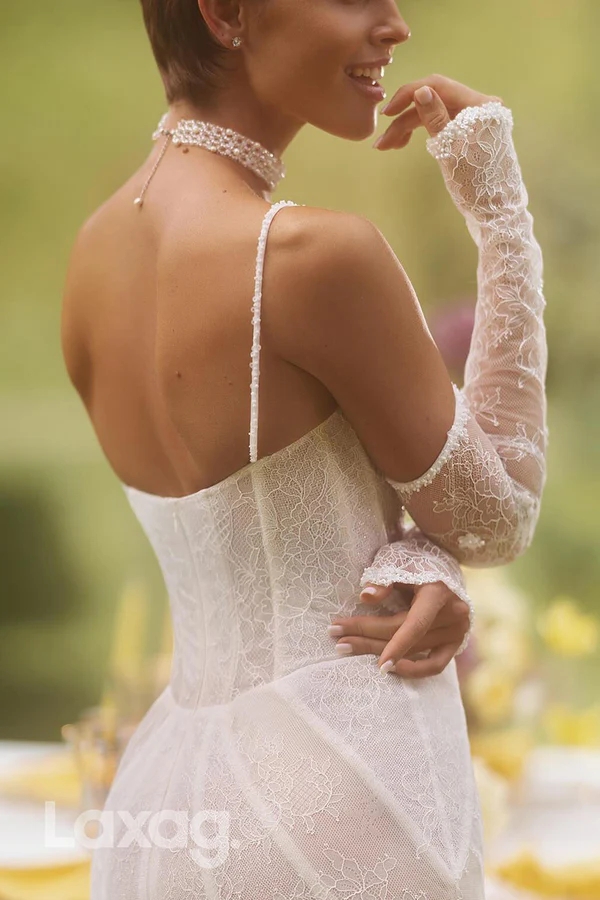 2024Unique Off the Shoulder Short Bridal Dresses Full Lace A Line Mini Wedding Gown Ruffles Skirt Bride Mini Cocktail Dress