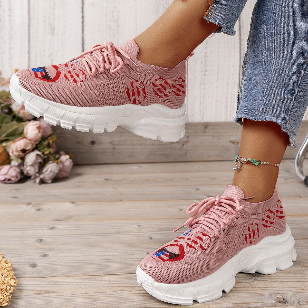 Shipping Women Free Summer Large New Wear resistant and Breathable Fashion Trend Sports Versatile Running Popular Casual Shoes Lhshoe