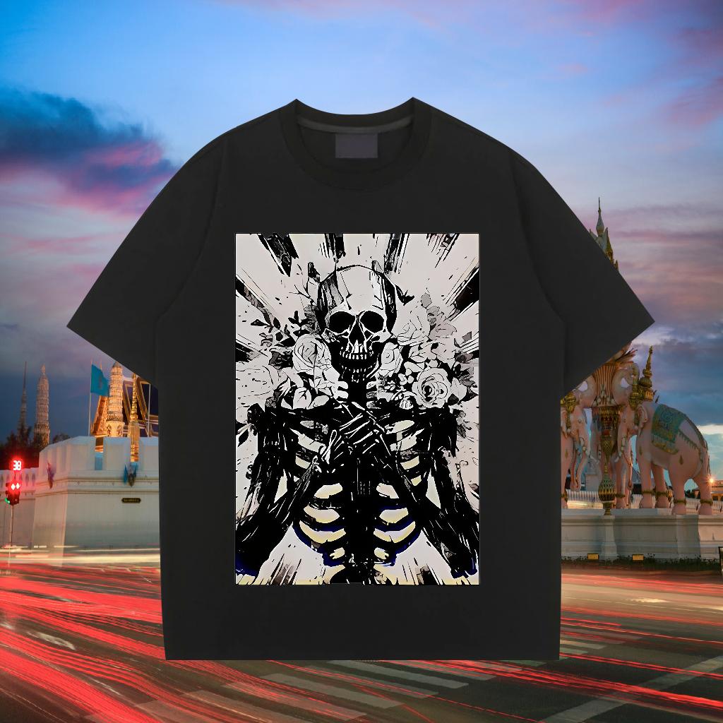 New Designer T Shirt For Man Anime Print Men Tshirts Daily Wear Cotton Breathable Short Sleeve Popular Tees