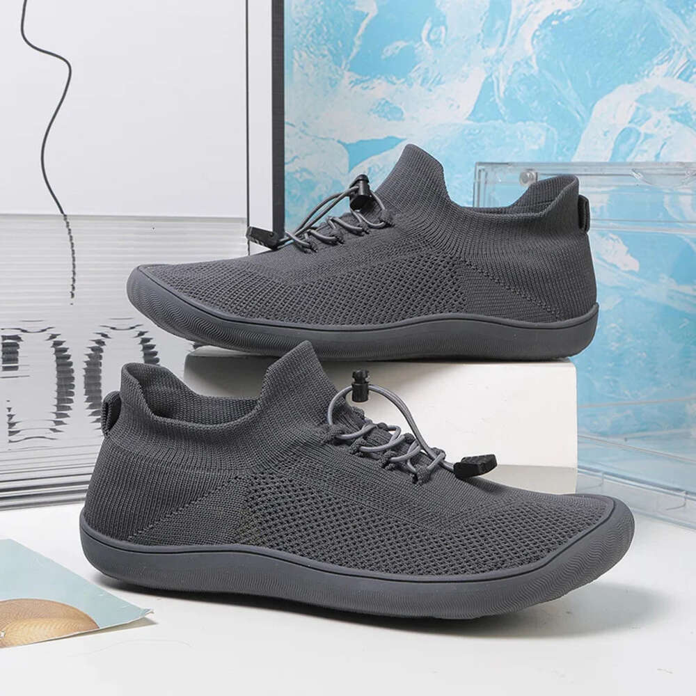 Unisex Breathable New Mesh Men Barefoot Wide Toed Shoes Brand Flats Soft Zero Drop Sole Wider Toe Sneakes Large Size Ddmysaturn
