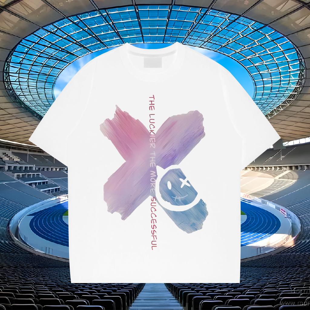 Brand Man T Shirts Casual Daily Wear 180g Cotton Mens Tshirts Designer Fashion White Plus Size Tops Shirt