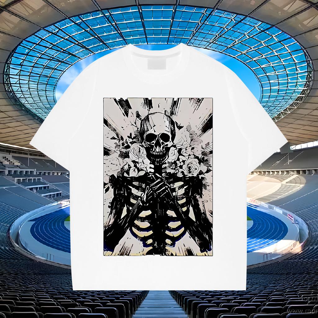 Comfortable Man T Shirts Casual Cotton Breathable Short Sleeve Men Clothes T-Shirt 2024 Designer Anime Tops Tees