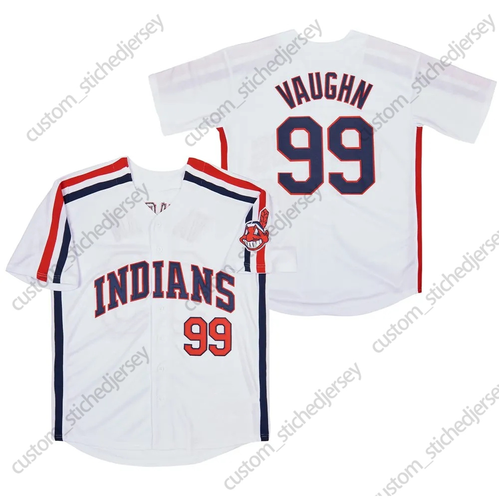 Manny Jim Thome Indians Ricky Vaughn Throwback Baseball Jersey 1995 World Series Jose Ramirez Kenny Lofton Albert Belle Frank Robinson Vizquel Stitche