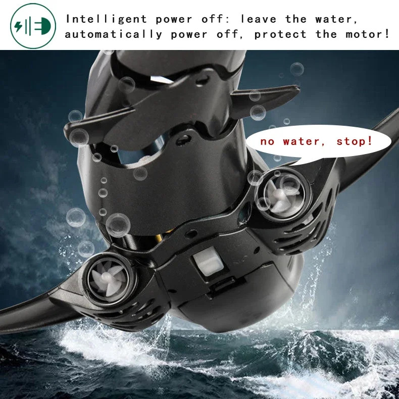 Water Swimming Pools Tub Robots Remote Control Sharks Baby Bath Toys for Boys Children Kids Electric Rc Animals Bionic Fish Ship 240531
