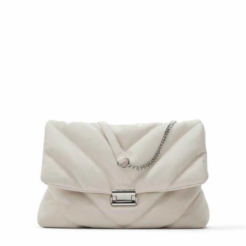 New oversized quilted shoulder bag trendy and simple crossbody bag versatile chain bag commuting high-capacity underarm bag