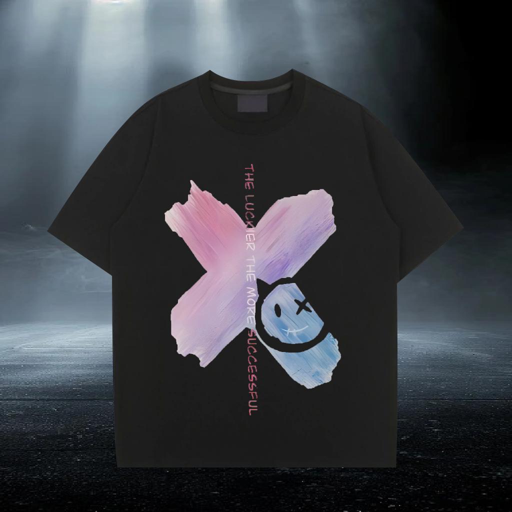 Loose Fit Man T Shirts Hip Hop Street Short sleeve Cotton Soft Tshirt for Man Woman Fashion Designer Customized Print Tops