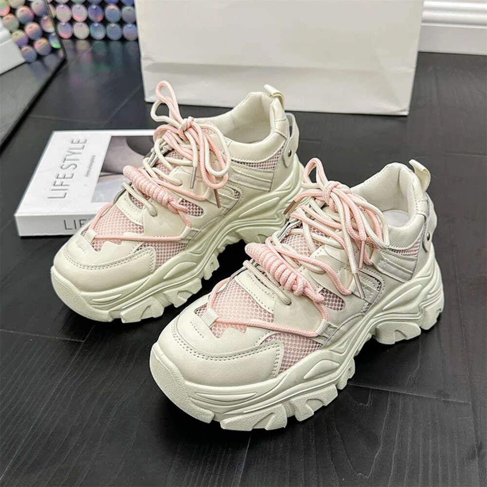 Ddmytiger Ddmytiger New Spring Women S Running Shoes Dad Style With Thick Sole Versatile Street Shooting Sports Ins Sneakers