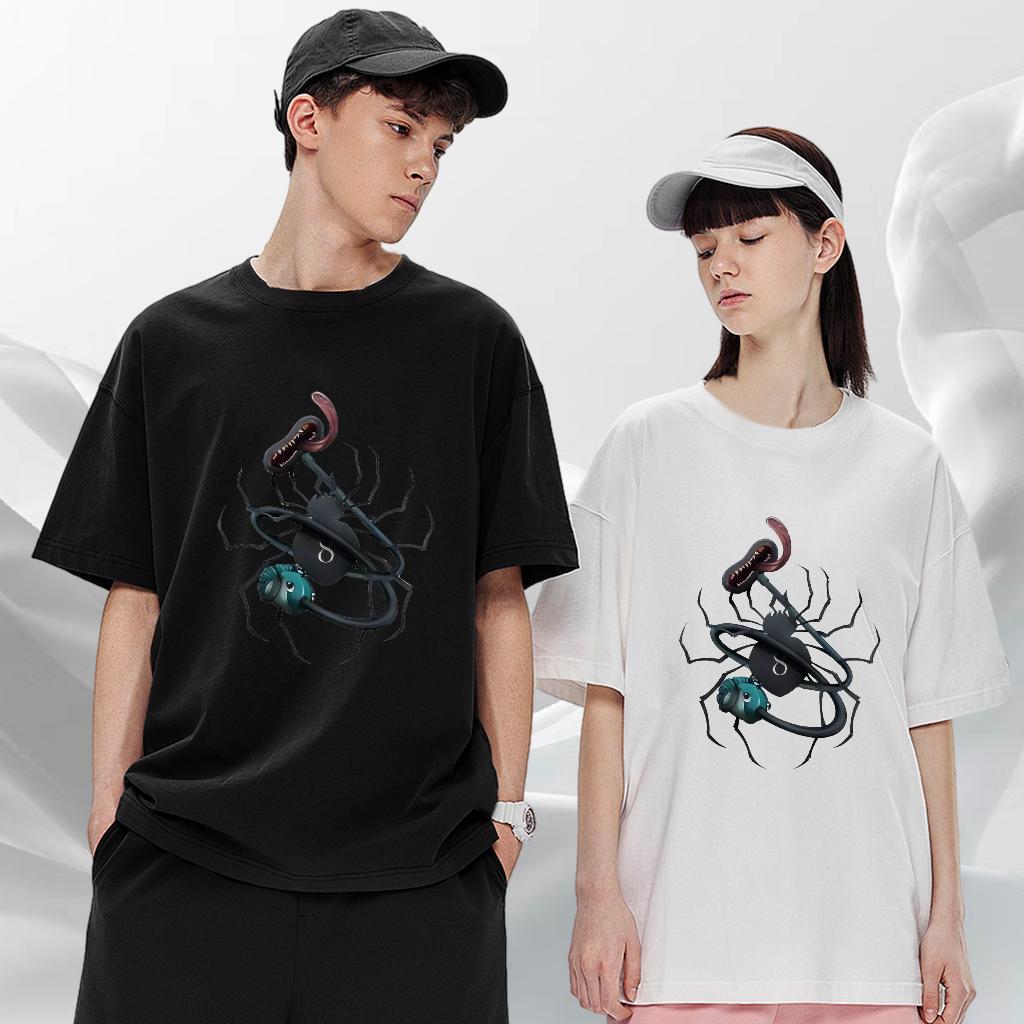 High Quality T Shirt For Man Sport Cotton O Neck Short Sleeves Couples T Shirts 2024 DIY Skull Tops Shirt