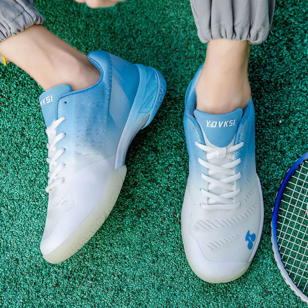 Ddmysports Professional Badminton Couple Gym Walking Sneakers Men Volleyball Mesh Breathable Sport Tennis Shoes Size OUTDOOR