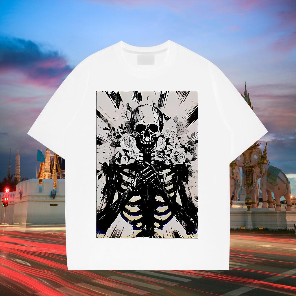 New Designer T Shirt For Man Anime Print Men Tshirts Daily Wear Cotton Breathable Short Sleeve Popular Tees