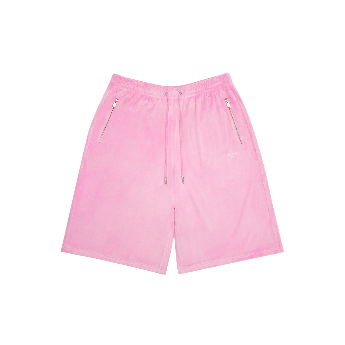Teamwang Men's Shorts Summer Blue Set Men's and Women's Loose Shorts Black Capris Velvet Pink Middle Pants
