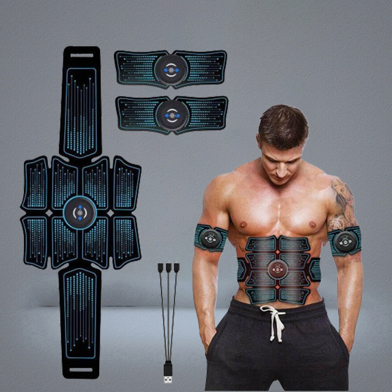 Sports Entertainment Vibration Belt Machine Ab Trainer EMS Abdominal Muscle Stimulator Toner Fitness Training Gear Home Gym Belt Q