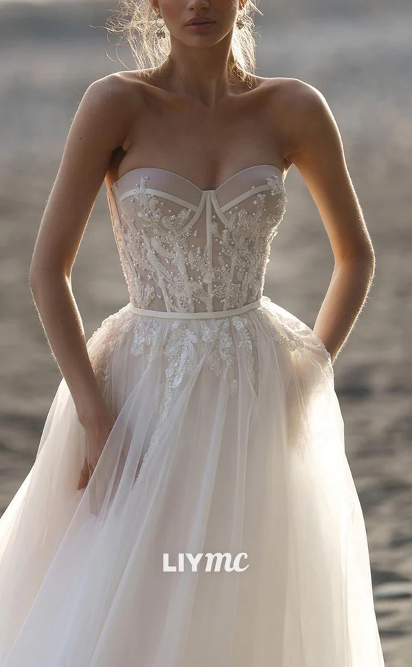 2024Dalal Two Riki Pieces Beach Dresses Bead High Side Split Lace Applique Short Sleeves Bridal Gowns Vintage Chiffon Wedding Dress 6660312