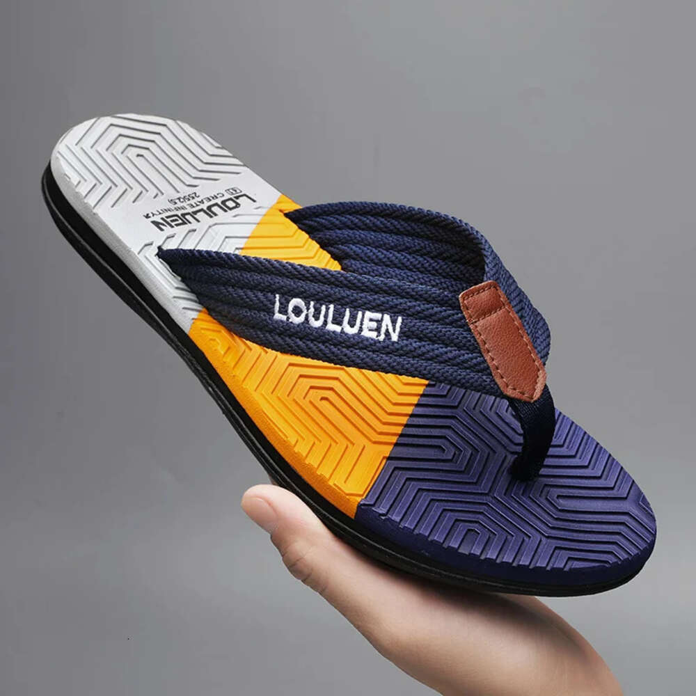Brand Flop Summer High Quality Non Slip Outdoor Beach Flip Flops Flat Fashion Casual Slippers Men Chinelo Masculino Ddmysaturn