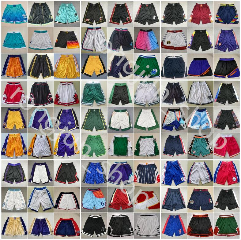 2023 Mens Basketball Shorts Stitched Harden James Morant Tatum Durant Butler Antetokounmpo Curry Doncic Irving Booker Ball Sport Short