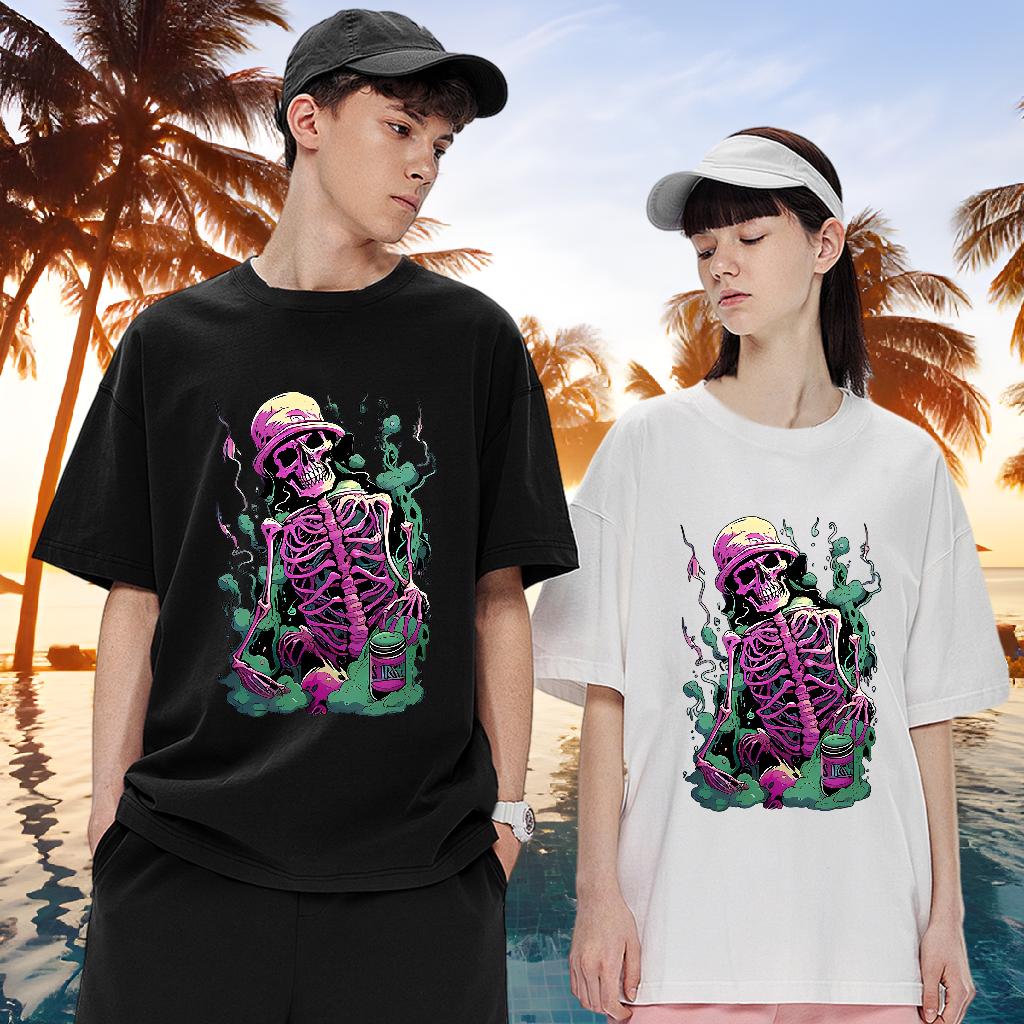 Cool Mens Tshirts Short Sleeve Cotton O-Neck Street Wear T-Shirts DIY Fashion Casual Tops Shirt