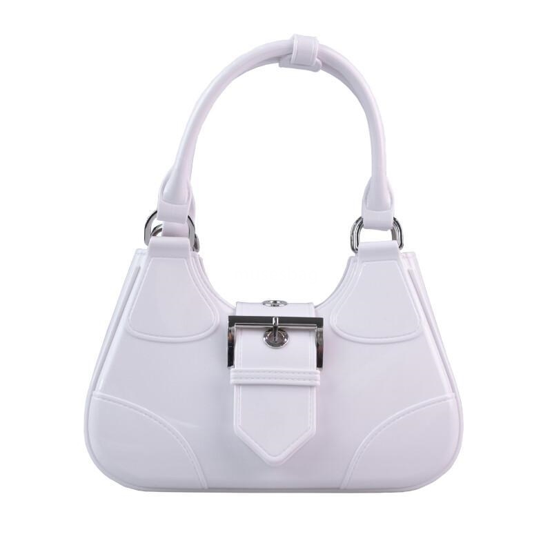 PVC Jelly Fashionable Versatile Soft Handle Underarm Resistant Dirt and Easy to Wash Summer Women Diagonal Straddle Bag 4