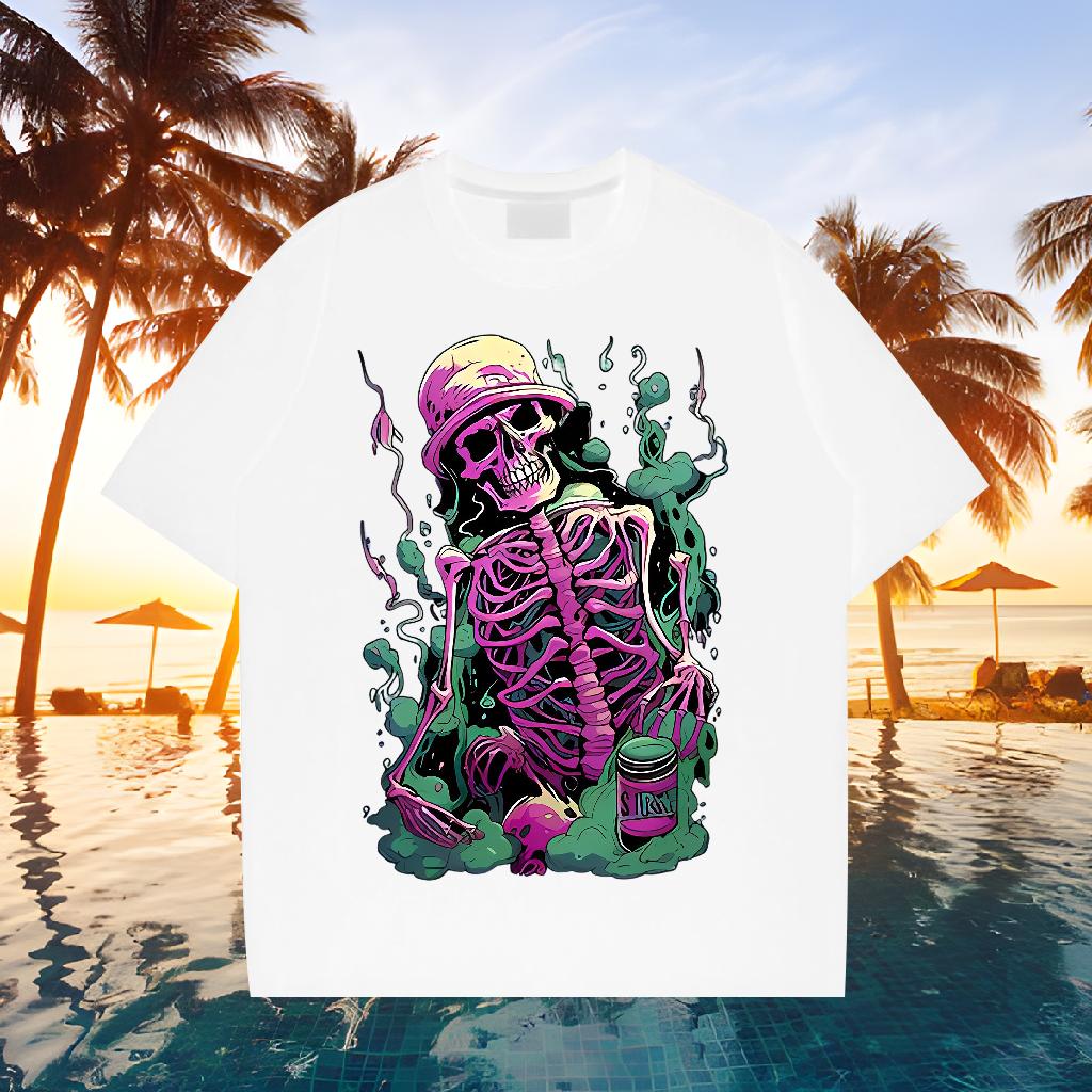 Cool Mens Tshirts Short Sleeve Cotton O-Neck Street Wear T-Shirts DIY Fashion Casual Tops Shirt