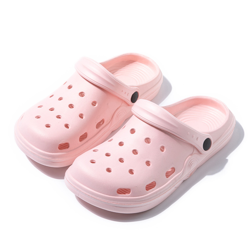 GAI New women slippers Cute summer breathable pink gray green white couple non-slip beach shoes
