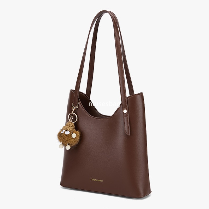 Designer Women's High Quality Fashion Shoulder Bag Versatile Bucket Bag Underarm Bag Minimalist Gold Classic Large Capacity Tote Bag