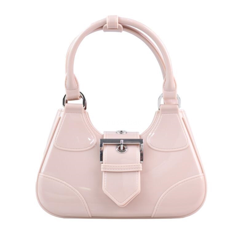 PVC Jelly Fashionable Versatile Soft Handle Underarm Resistant Dirt and Easy to Wash Summer Women Diagonal Straddle Bag 4