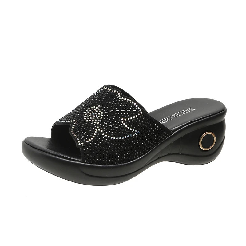 Womens Sandals Beach Slippers Summer Open Toe Womens Breathable Sandals Lightweight Casual Slippers 240605