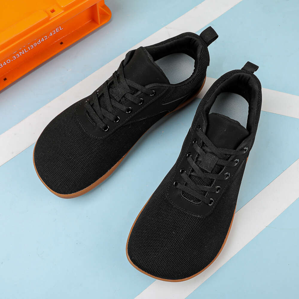 Unisex Breathable New Mesh Men Barefoot Wide Toed Shoes Brand Flats Soft Zero Drop Sole Wider Toe Sneakes Plus Size Ddmysaturn