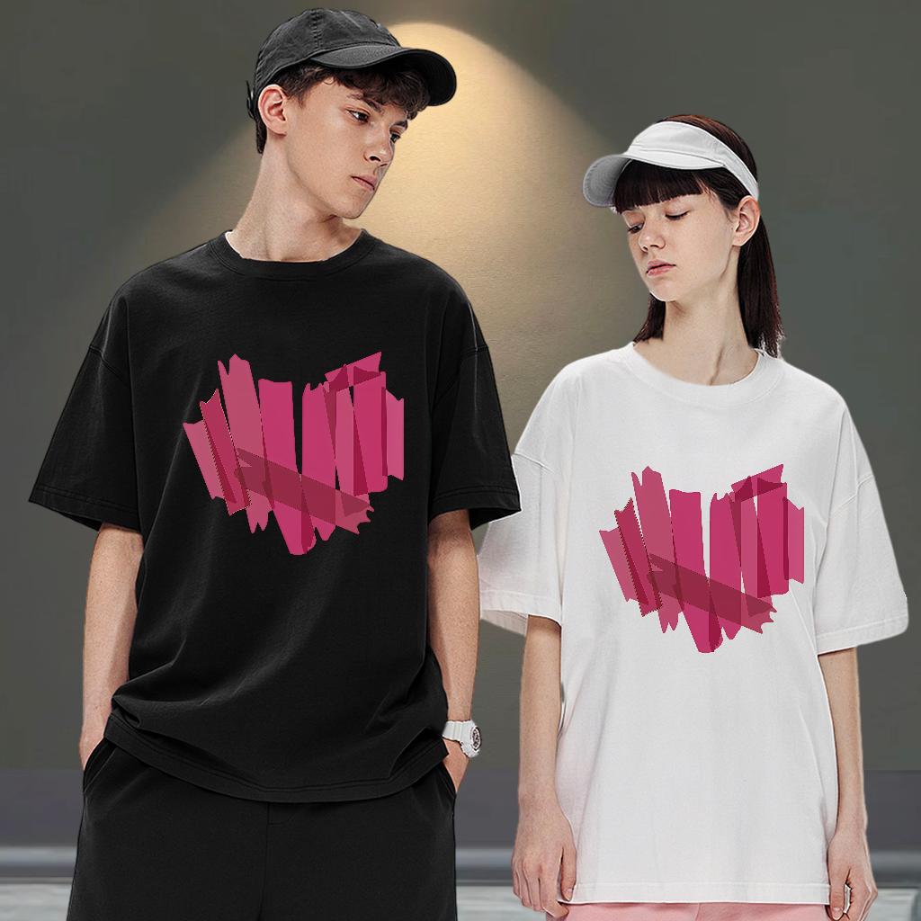 Custom Men T Shirts Black White Casual Beach Men Tees Breathable Crew Neck Cotton Cool Design