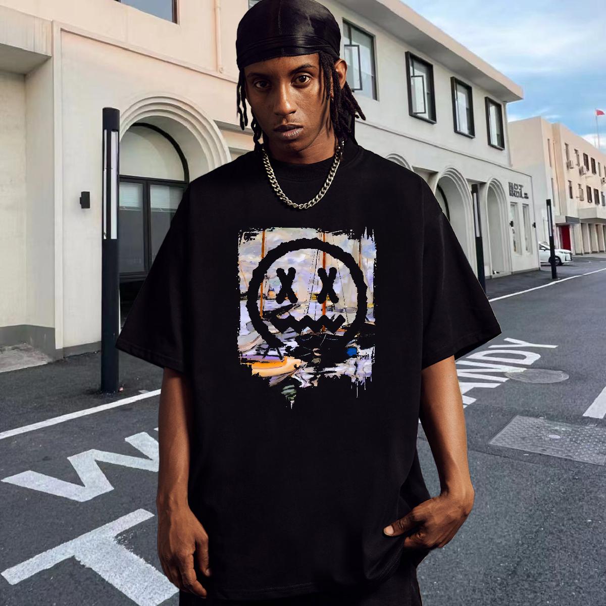 Custom Men T Shirts Custom Print Plus Size Street Casual Men Clothes T-Shirt O-Neck Short Sleeve Cotton High Quality