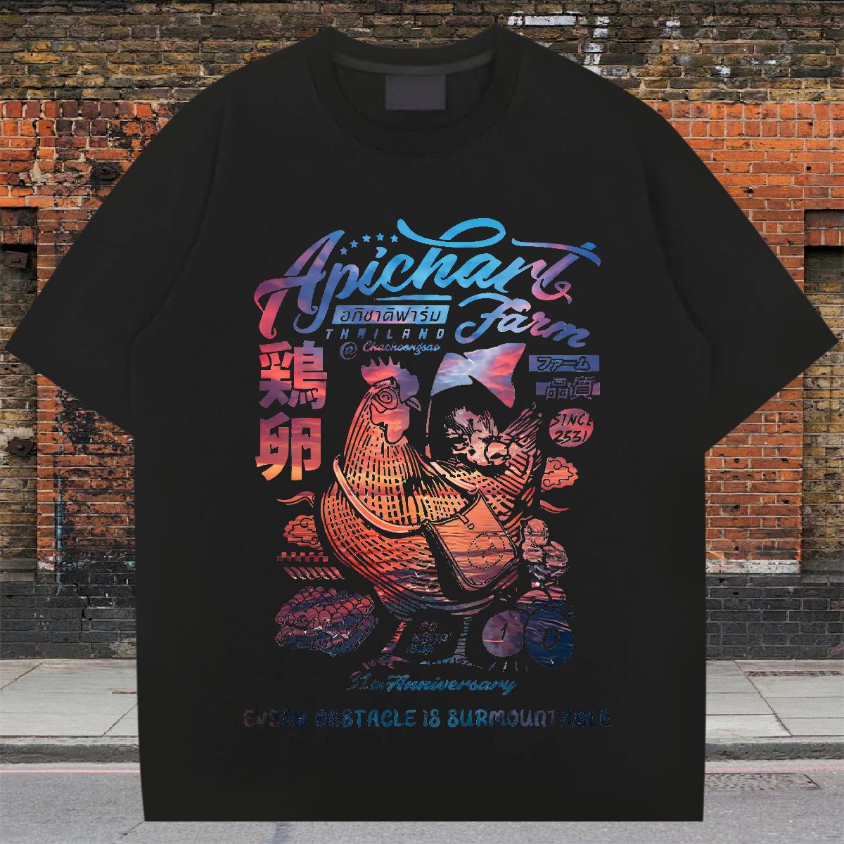 2024 New Man T Shirts Oversized Daily Wear Men Tops Tees Crew Neck Cotton Soft