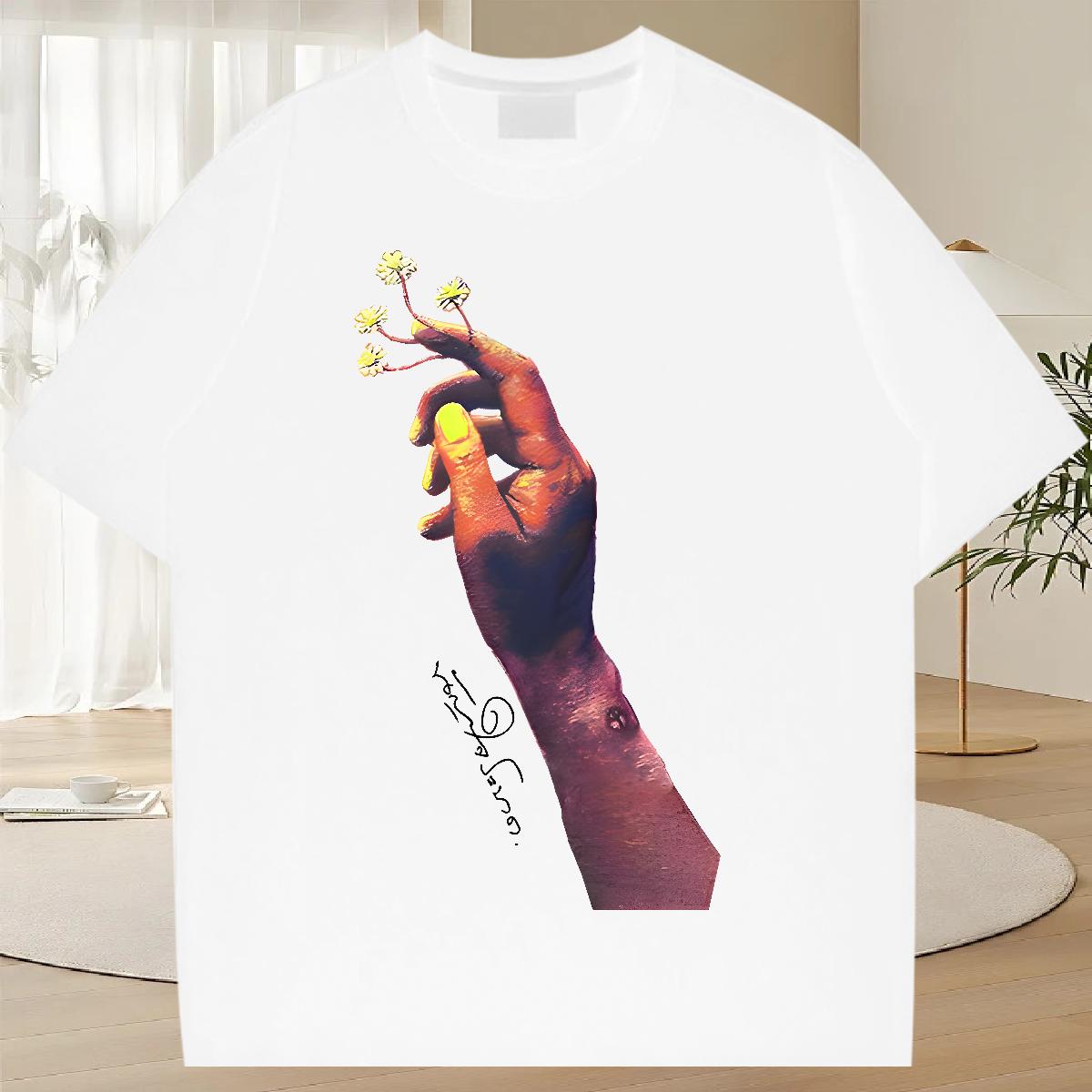 Wholesale T-Shirts Casual Cotton Breathable Soft Tshirt for Man Woman 2024 New Custom Cartoon Tees Shirts