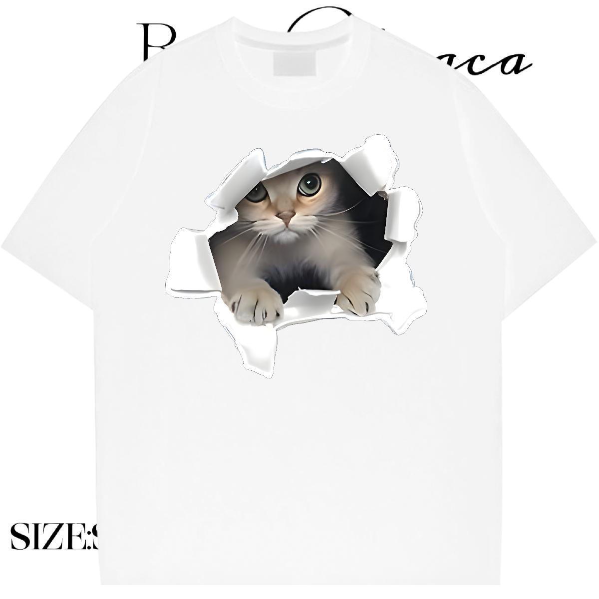 Custom T-Shirts for Men Floral Print Casual Daily Wear Couples T Shirts Cotton O Neck Short Sleeves Unisex