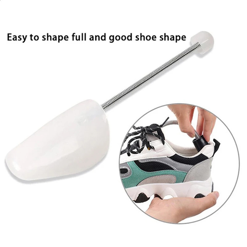 1 Pairs Practical Plastic Shoe Trees Adjustable Length Shoe Trees Stretcher Boot Holder Organizers Shoe Stretcher 240606