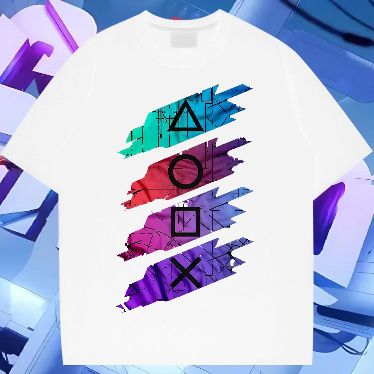 Factory Direct Man T Shirts Custom Print Oversized Hip Hop Street Men Tees Cotton Breathable Soft Popular