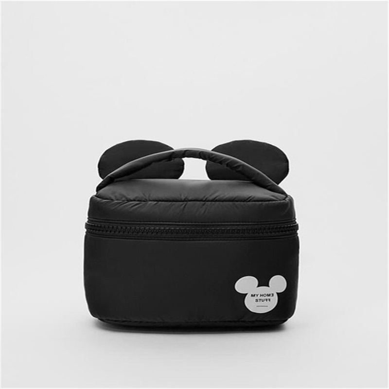High quality waterproof down material makeup bag niche design internet celebrity toiletries bag travel storage bag portable carry on bag bucket bag