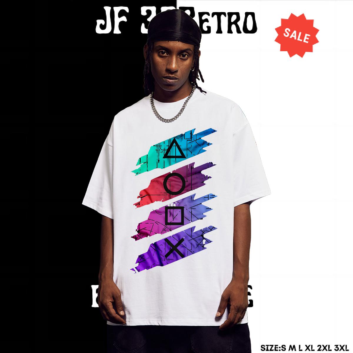 Classic T Shirt For Man DIY Printed Hip Hop Street Men Tops Tees Crew Neck Cotton Breathable High Quality