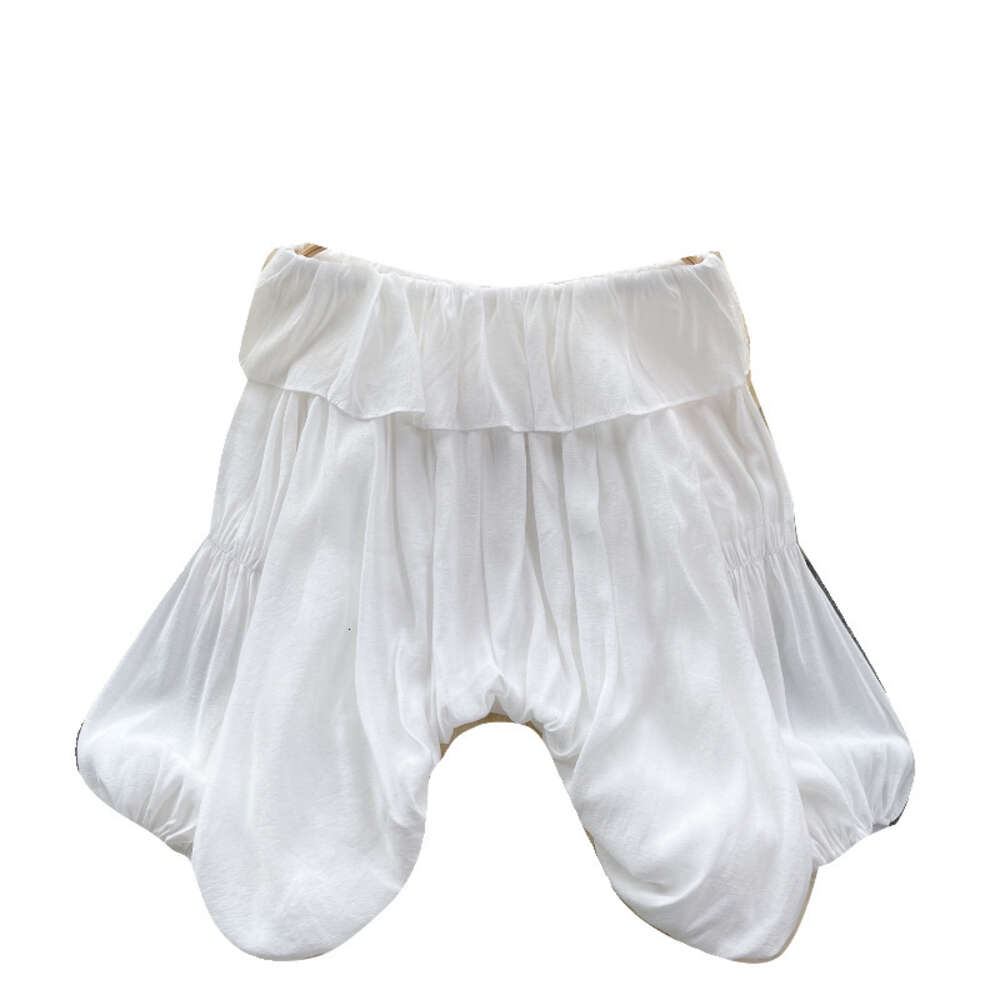 European style large edition shirt for women sweet and ruffled edge one line collar off the shoulder loose and slim irregular bubble sleeve top for wo