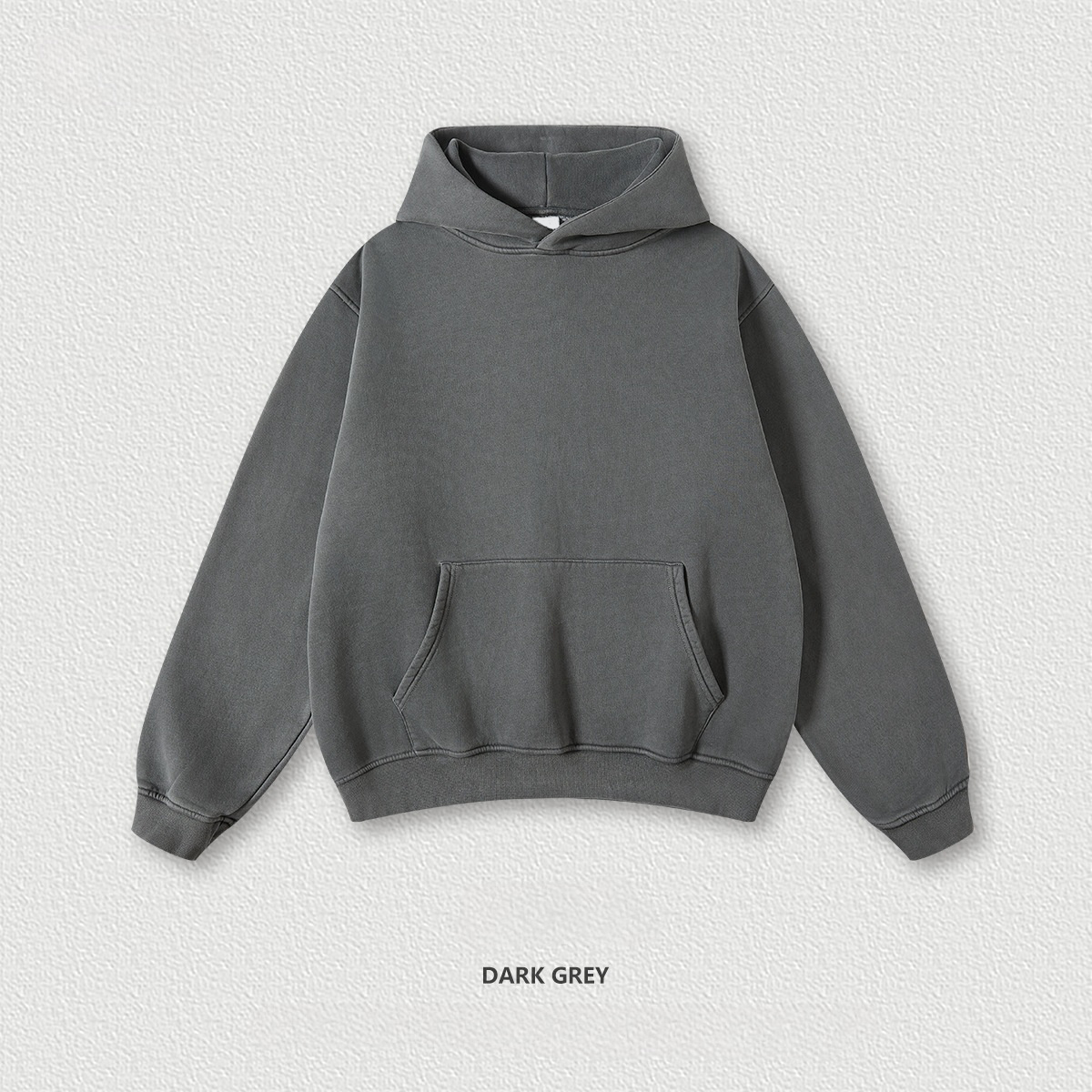Oversized Hoodies Hip Hop Sweatshirts Heavyweight Sports Pullover Thick Plush Autumn Winter Personality Solid Color Hoodie Drop Shoulder Hoodies Graph
